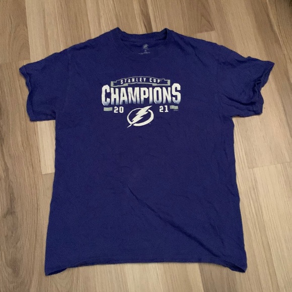 2021 Tampa Bay Lightning Stanley Cup Champions Tee - Picture 1 of 3